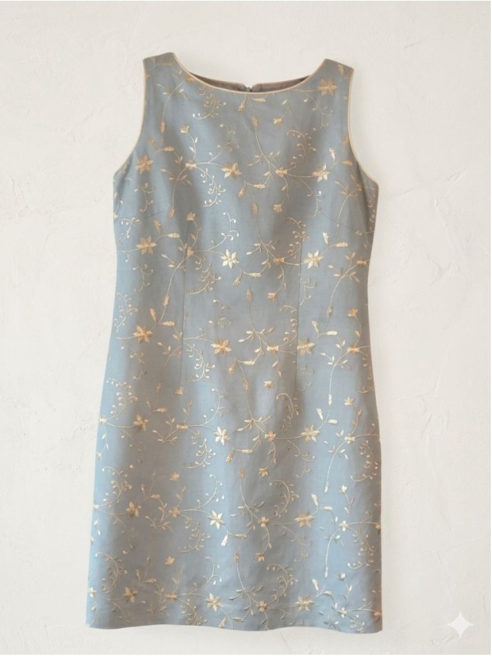 Jessica Howard Linen Blend Dress Size 12 Knee Length